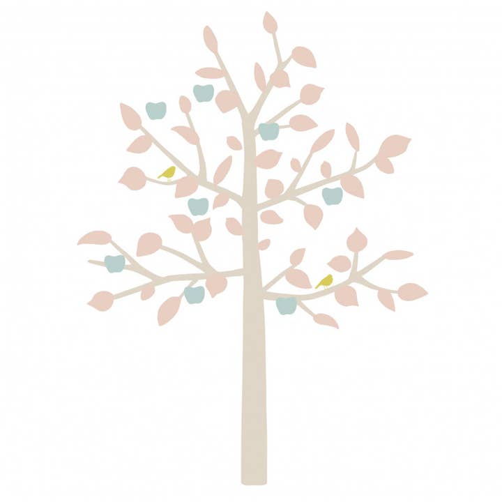 Sticker Reus - Grote Appelboom Baby Roze voor wholesale door Mimilou