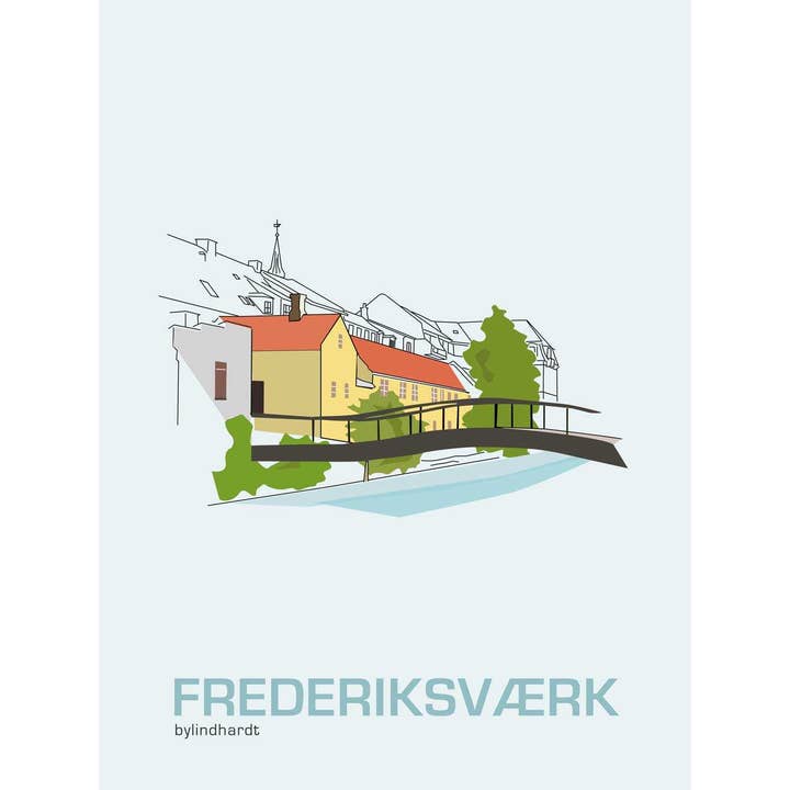 bylindhardt – Engroshandel Plakat – Frederiksværk Kanal