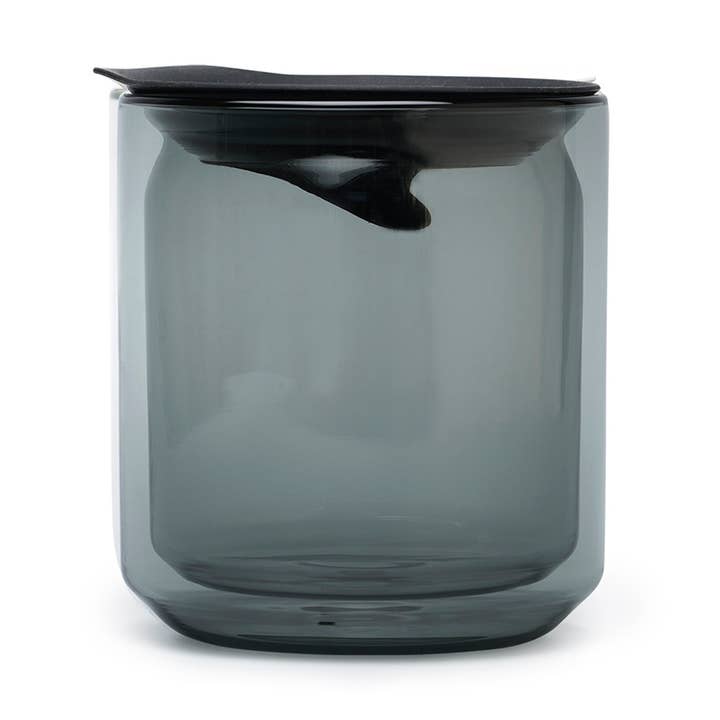 Space Jar - double wall glass container for wholesale by HMM