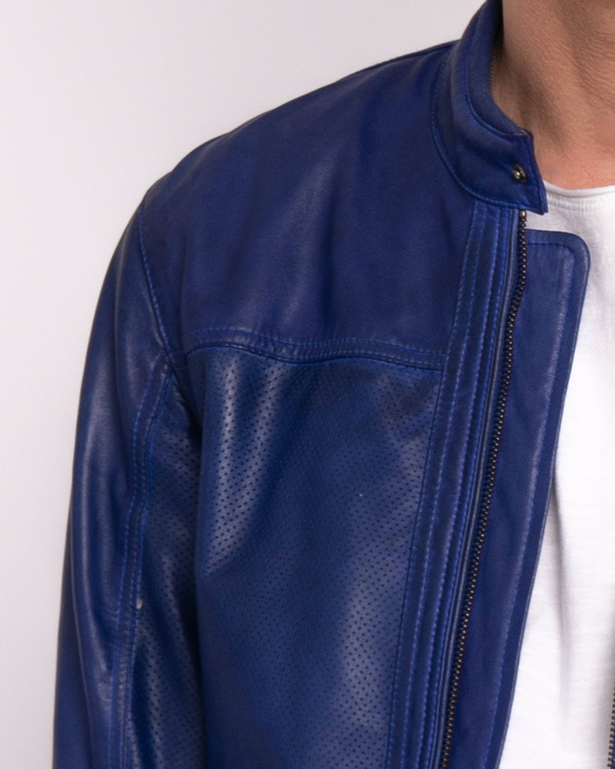 Amsterdam Heritage Men's - Wholesale Leather Jacket - Men's - Miller | Men's Rugged Urban Leather Jacket5