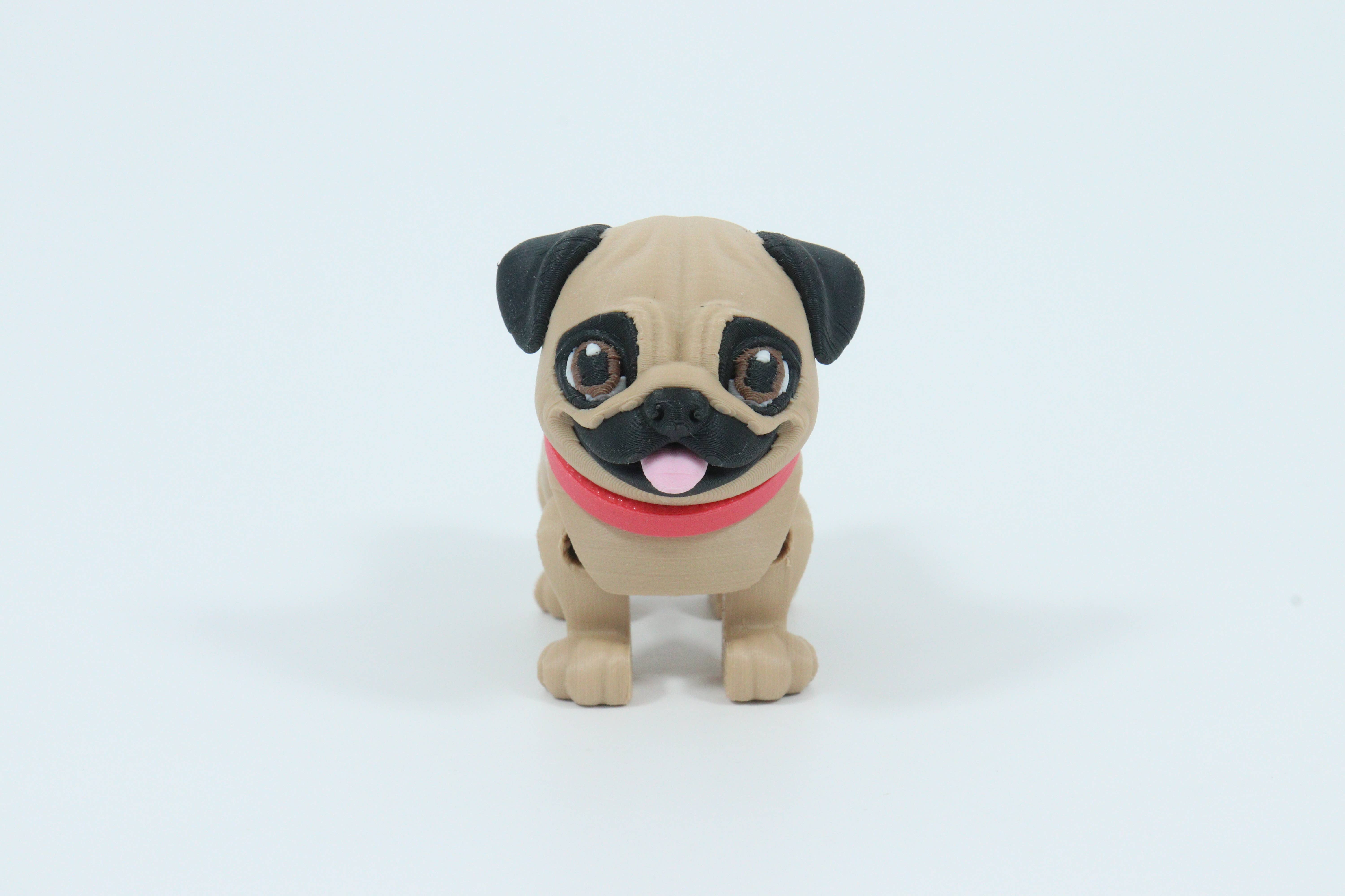 MrSpinner - Wholesale Fidget Toy - Kids - Paw Print Pups - Pug (Made in USA, Fidget, Figurine)8