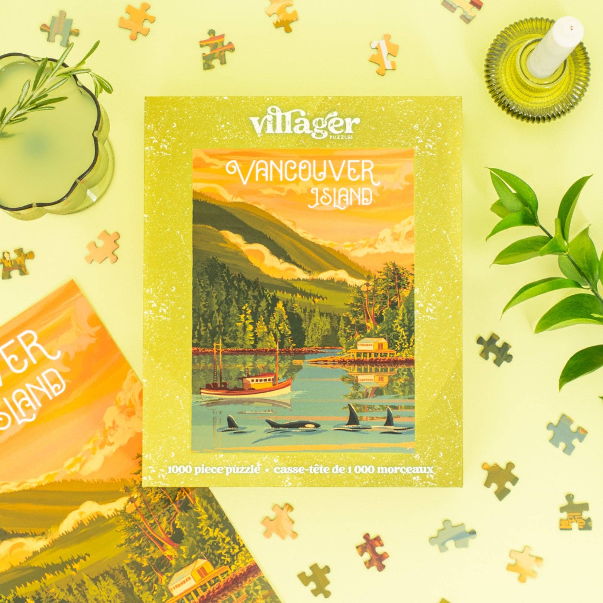 Villager Puzzles - Wholesale Puzzle - Adult - Vancouver Island | 1000-Piece Puzzle | Designed in Canada