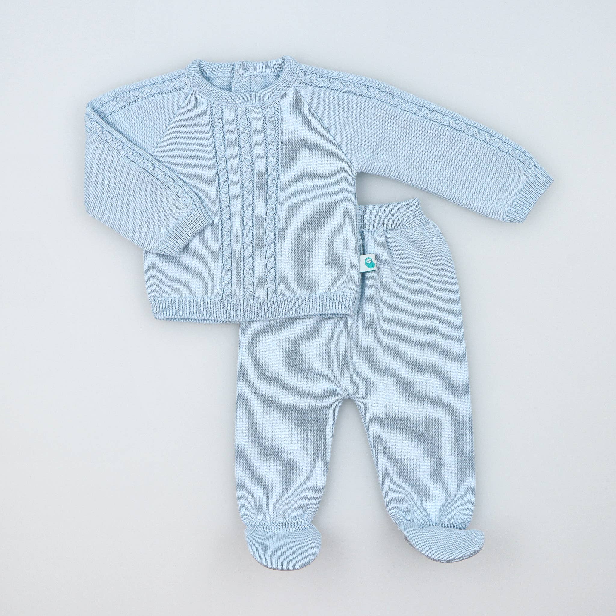 Bean Baby Clothes - Wholesale Clothing Set - Baby - Baby Cotton Knit Sweater and Pants Set18