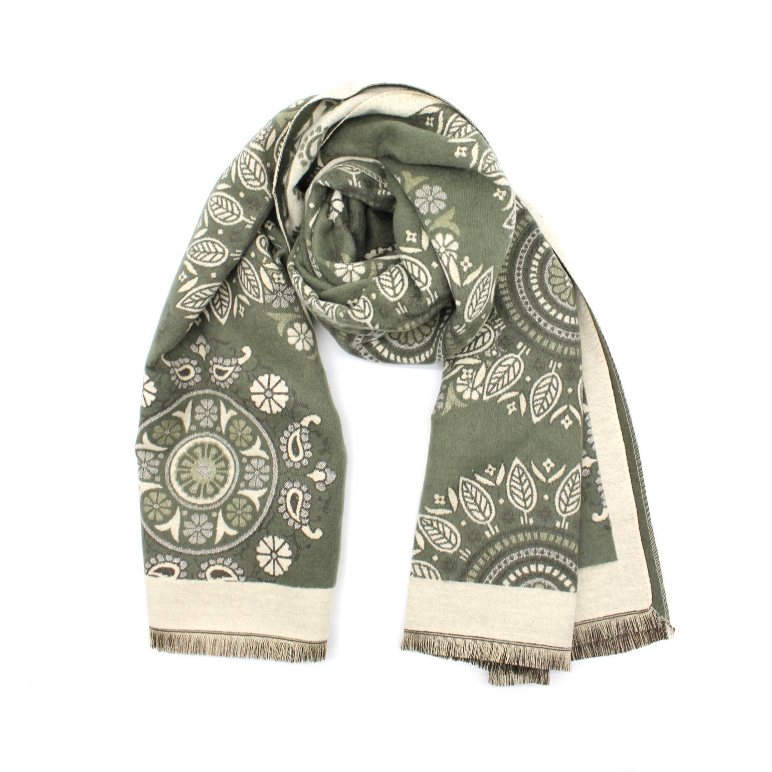 Vimoda - Wholesale Scarf - Women's - Thick floral print scarf3