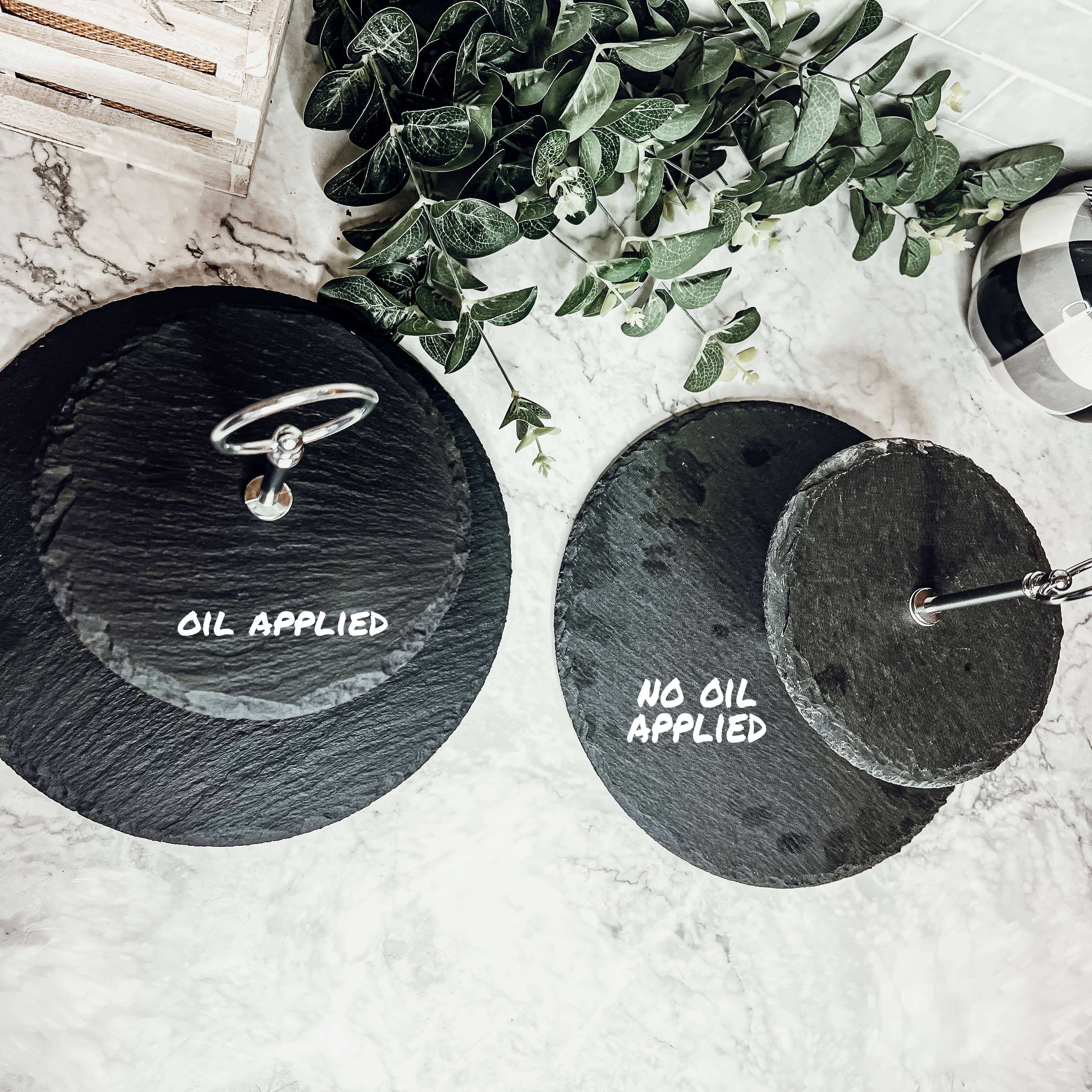 Gia Roma – wholesale Serving tray – Slate Tiered Trays with Handle, Natural Stoneware Handmade3