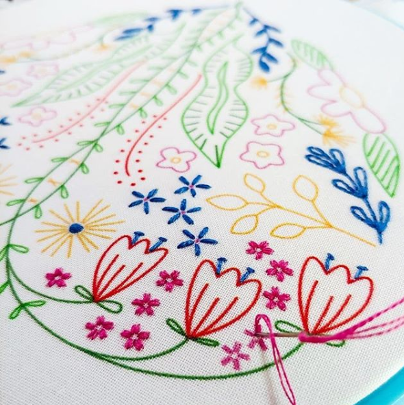 cozyblue handmade - Wholesale Embroidery/Cross Stitch Supplies - full heart embroidery kit3