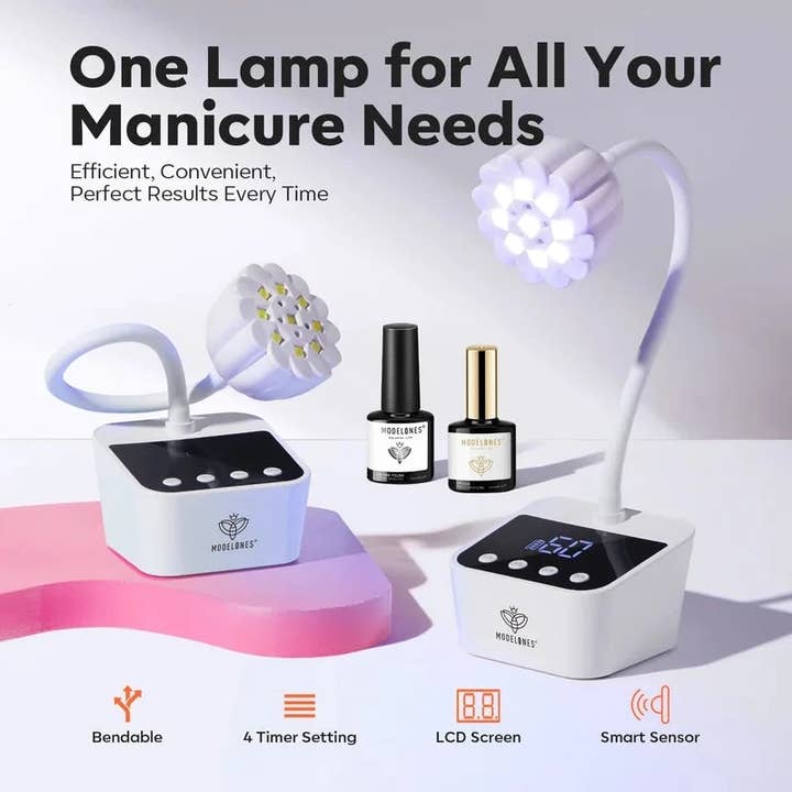 Modelones 30W Lámpara de Uñas Led Smeow Uv Cuello de Cisne para venta al por mayor de Glow Salon Supplies