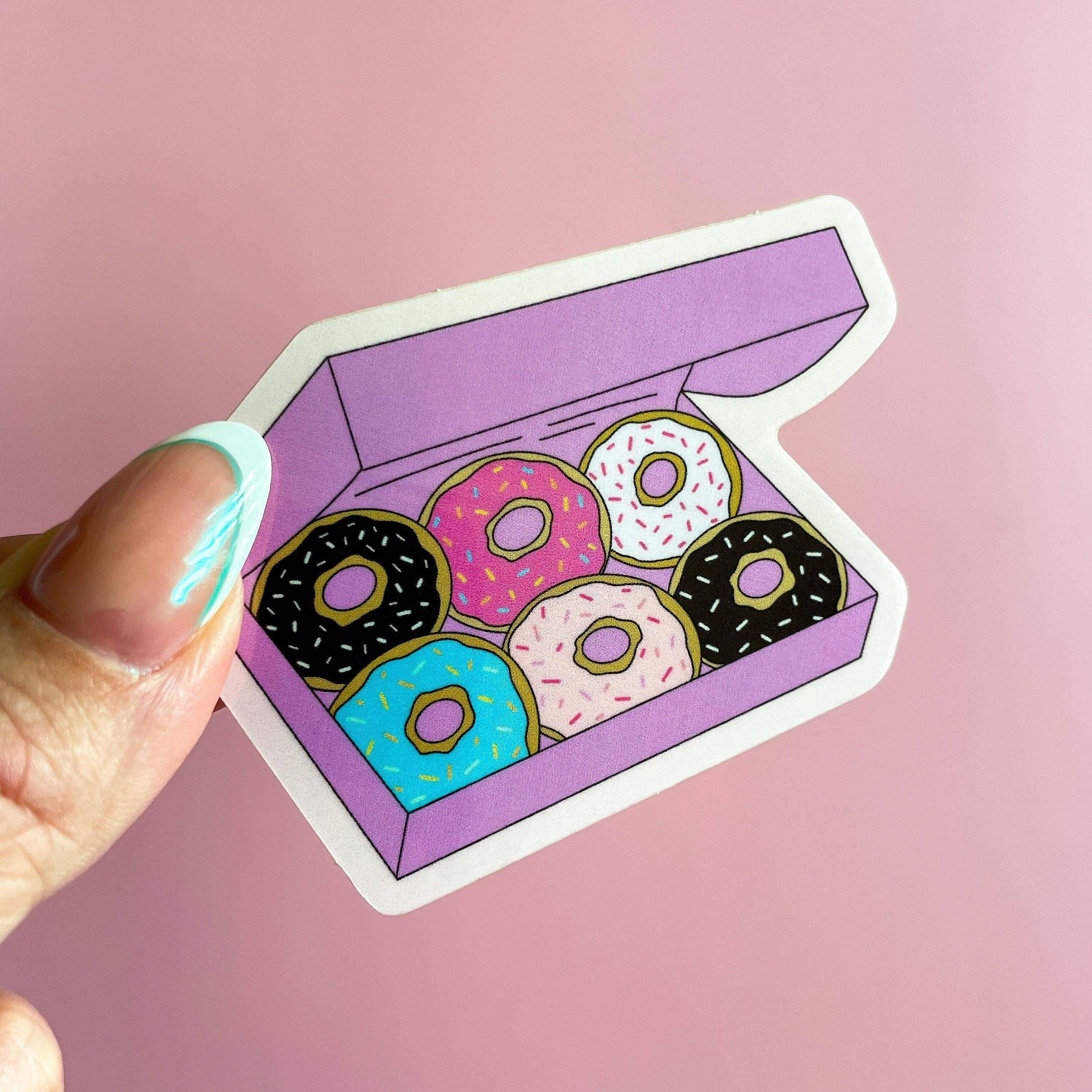 Stark + Stanley - Wholesale Sticker - Donut Sticker, Donut Box Sticker2