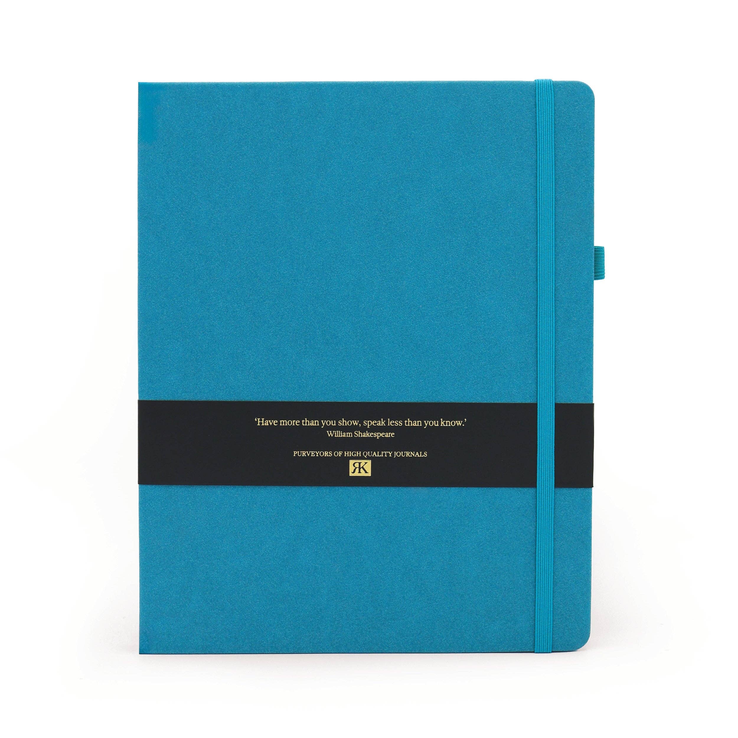 Robert Frederick Ltd - Wholesale Notebook - RK Journal Notebook – Faux Suede Teal B5 Design