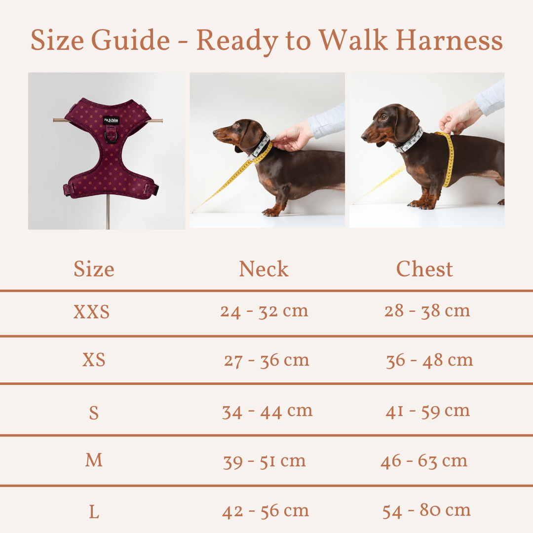 Pip and Palms - Wholesale Pet Harness - Dog - Dog Harness Burgundy Best1