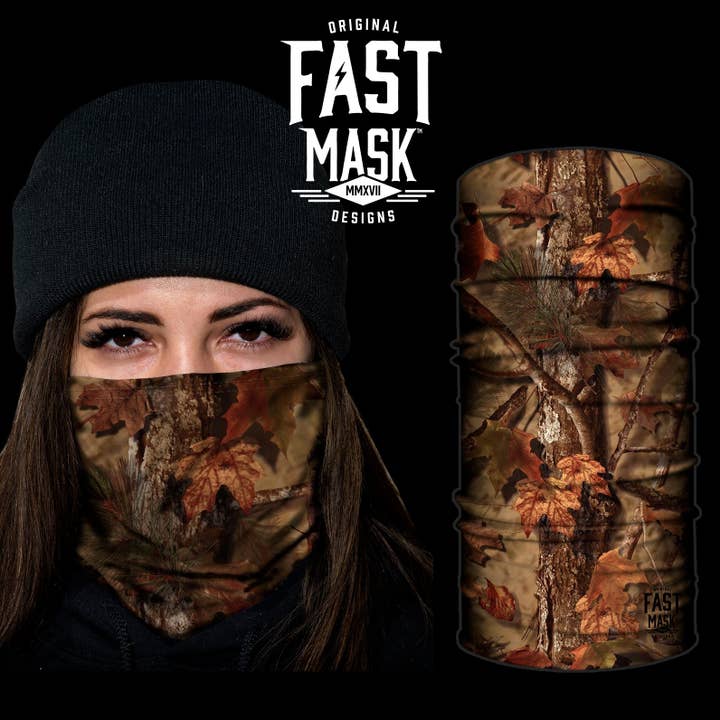 Live Fast Gear - Wholesale Neck Gaiter/Snood - Unisex - Tree Camo Neck Gaiter- *Now with Sewn Edges*