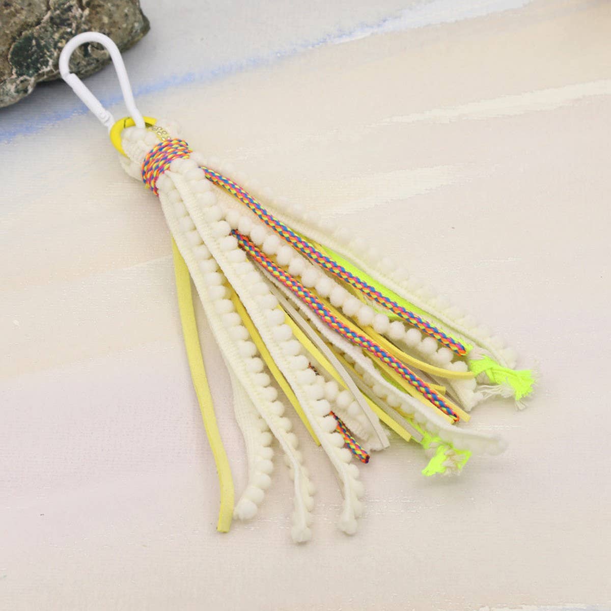ACCITY - Wholesale Keychain - Women's - SOLID COLOR BOHEMIAN STYLE LONG TASSEL KEYCHAIN_CWMM35494