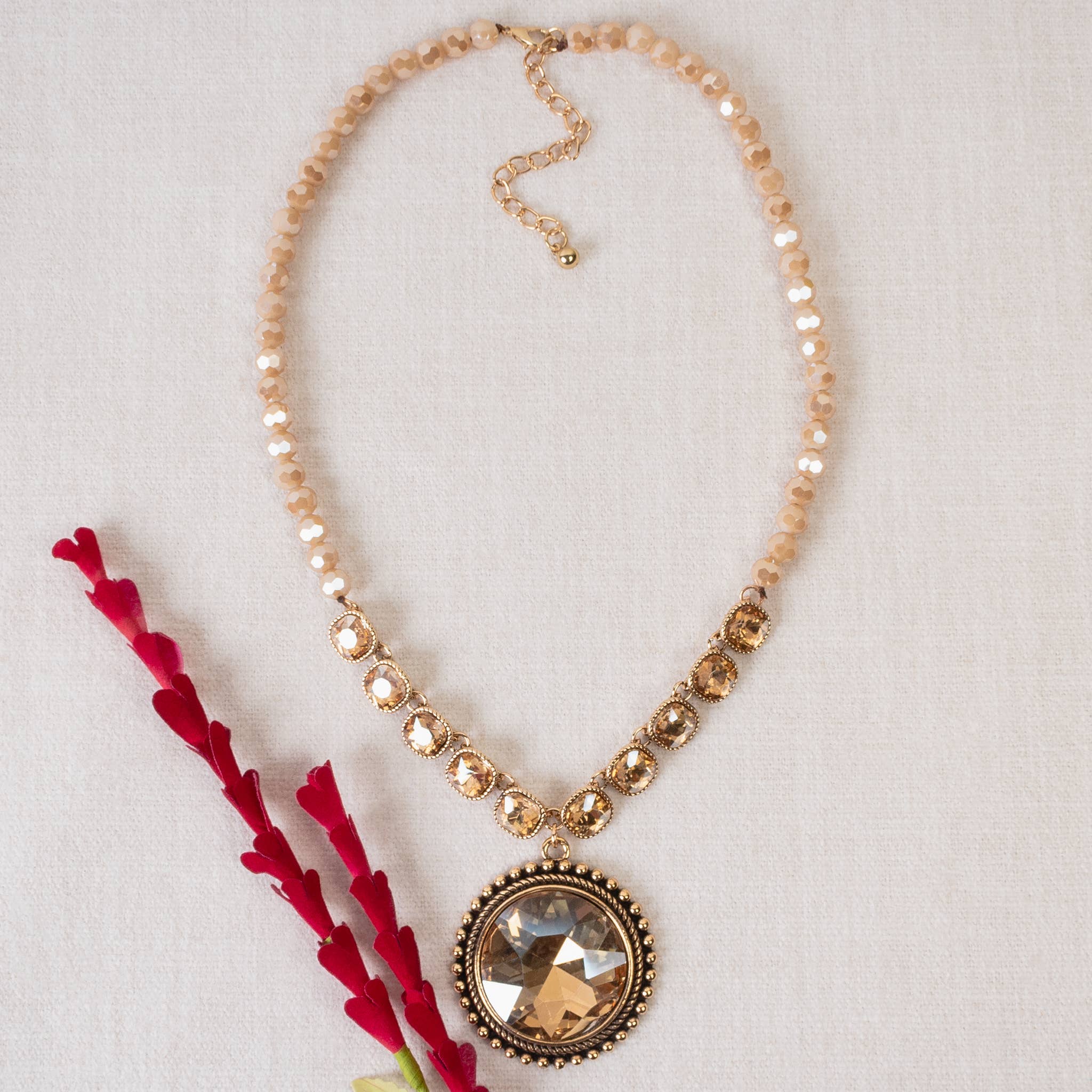 Your Fashion Wholesale - Vendita all'ingrosso Collana con ciondolo/pendaglio - Collana con ciondolo in cristallo1