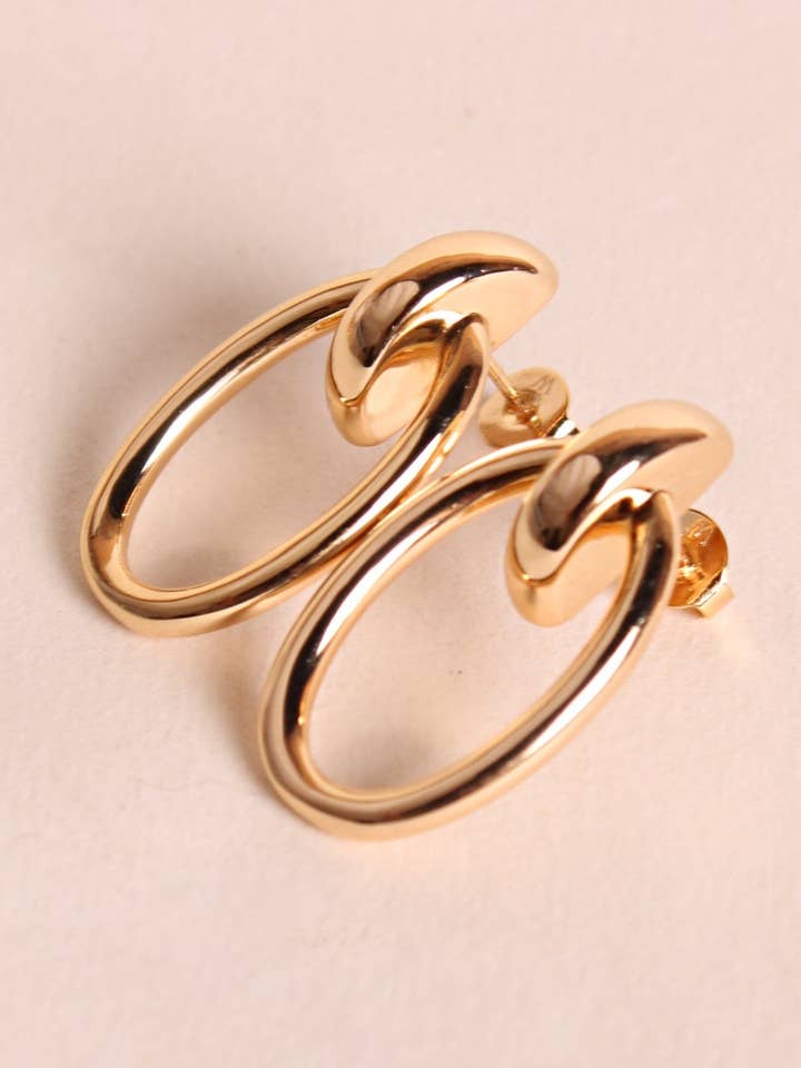 Rose earrings for wholesale by Waekura