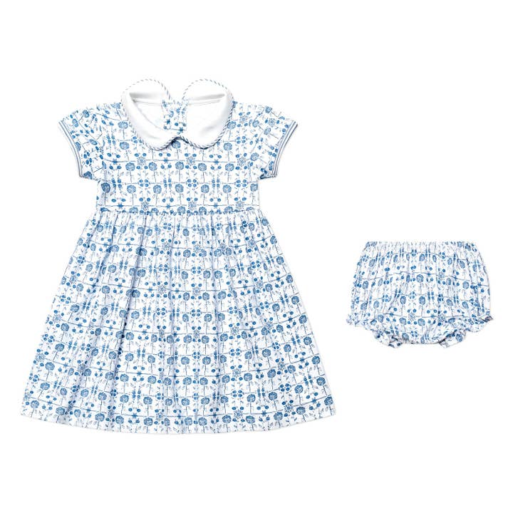 Hydrangeas Sally Play Dress for wholesale by Joy Street