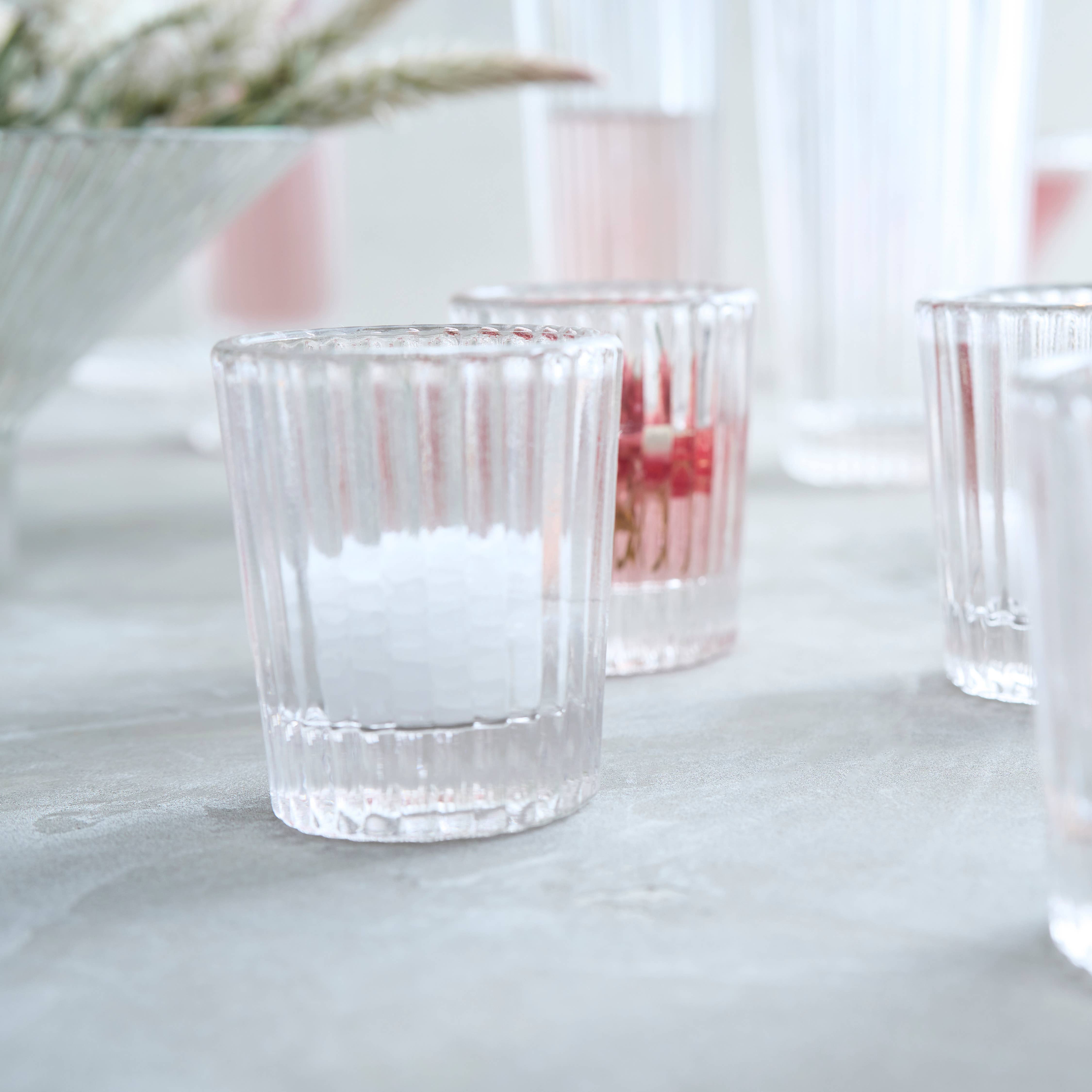 The Collective - Wholesale Drinking Glass/Cup - Pressed Clear Juice Glasses - Set of 42