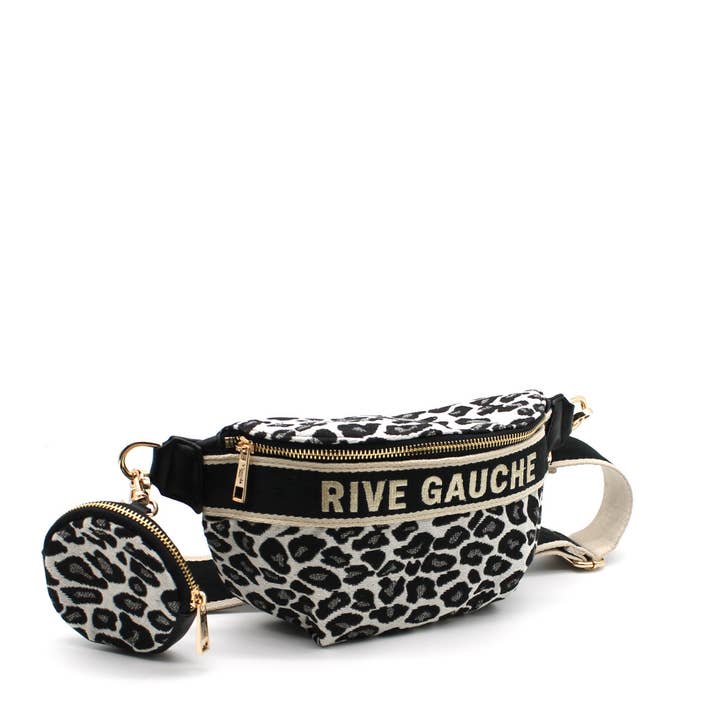 Vimoda - Wholesale Belt Bag - Women's - LEOPARD Leopard canvas fanny pack pouch 2