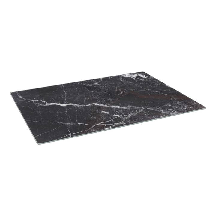 Rectangle Glass Chopping Board - 40cm x 30cm - Marble for wholesale by Rinkit Ltd