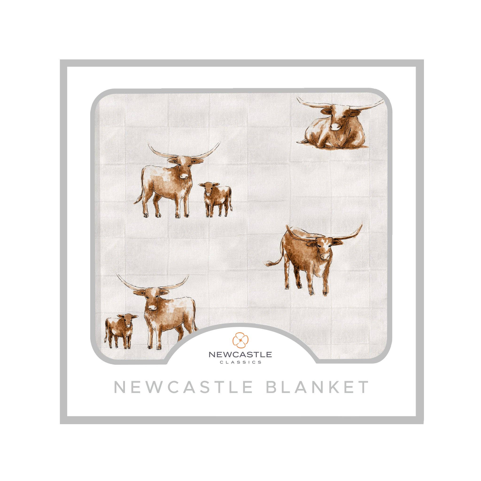 Newcastle Classics - Wholesale Bedding Blanket - Kids & Baby - Longhorn Bamboo Newcastle Blanket