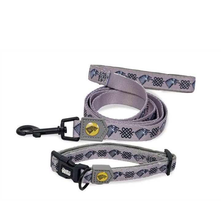 Dollar Paw - Wholesale Pet Collar - Dog - Game Of Thrones - Stark Collar And Leash Set