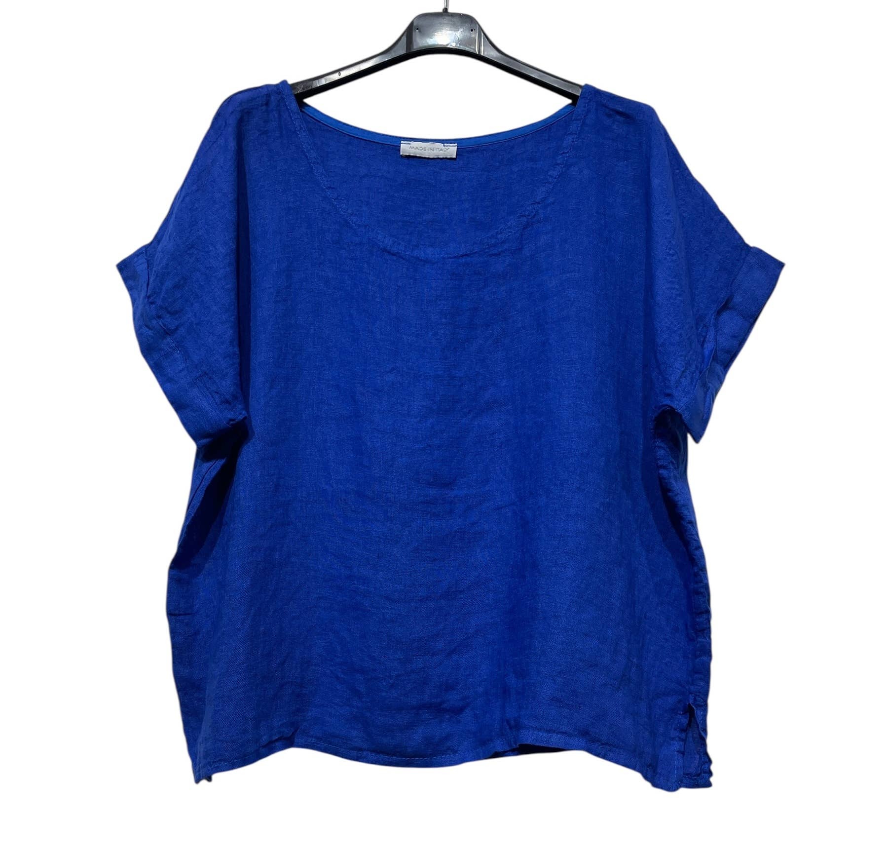 LINEN & COTTON HOUSE – T-shirt – Mulher por atacado – TOP UNI EM LIN 0133227