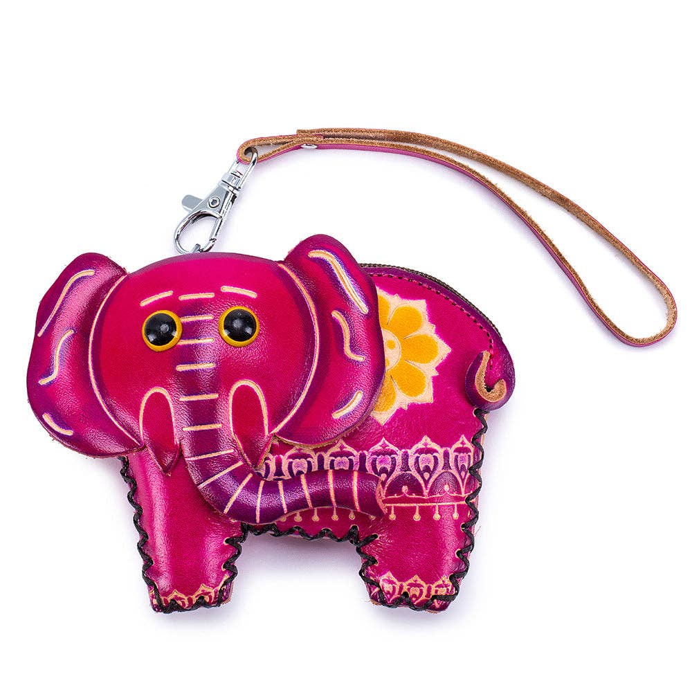 SALINA TRADING INC - Wholesale Coin Purse - Women's - Creative Handmade Leather Coin Purse with Zodiac Animal Design1