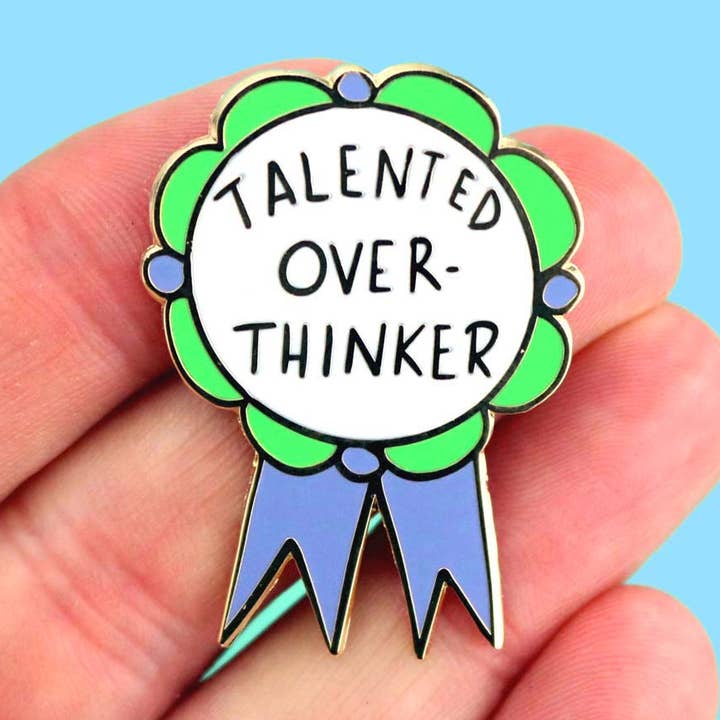 Pin de Lappel Over-Pensador Talentoso por atacado de Jubly-Umph