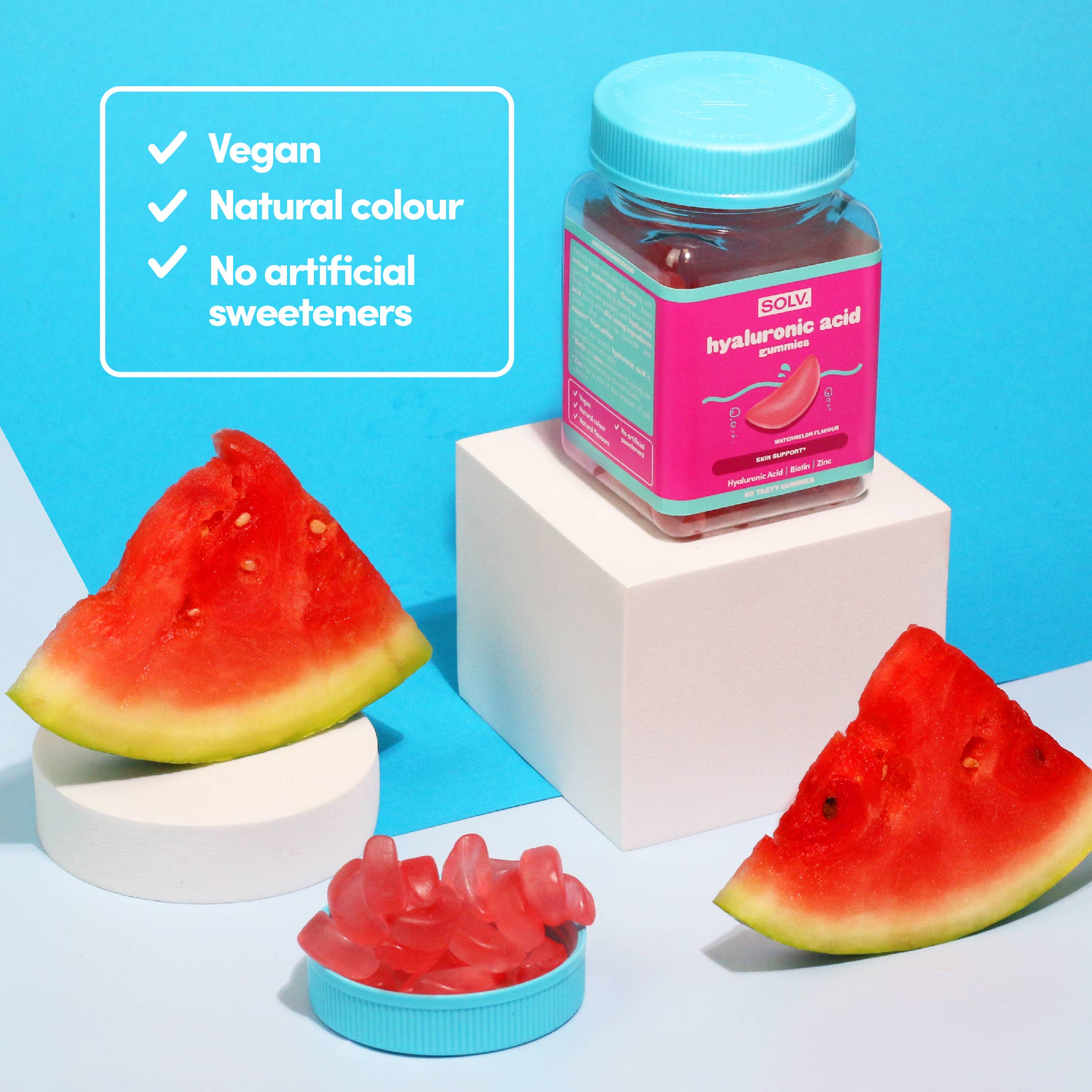 Solv. - Wholesale Voedingssupplement/vitamine - SOLV. Hyaluronzuur gummies 60 stuks8