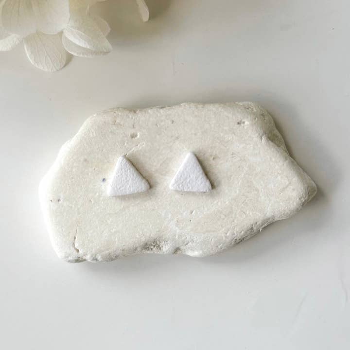 Pollie & Res - Wholesale Stud/post earrings - Splendor Mini Triangle Studs3