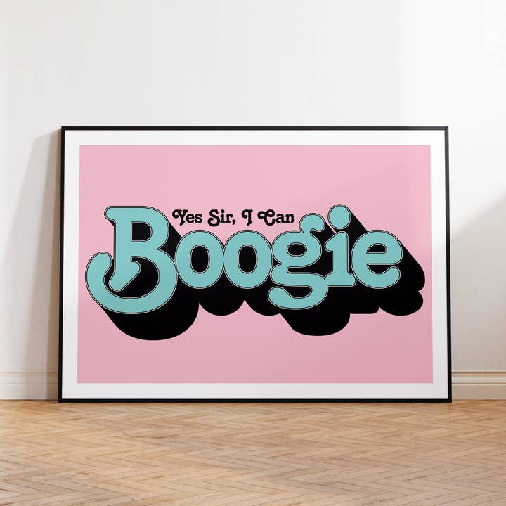 Yes Sir, I Can Boogie Print for wholesale by TypoPrints