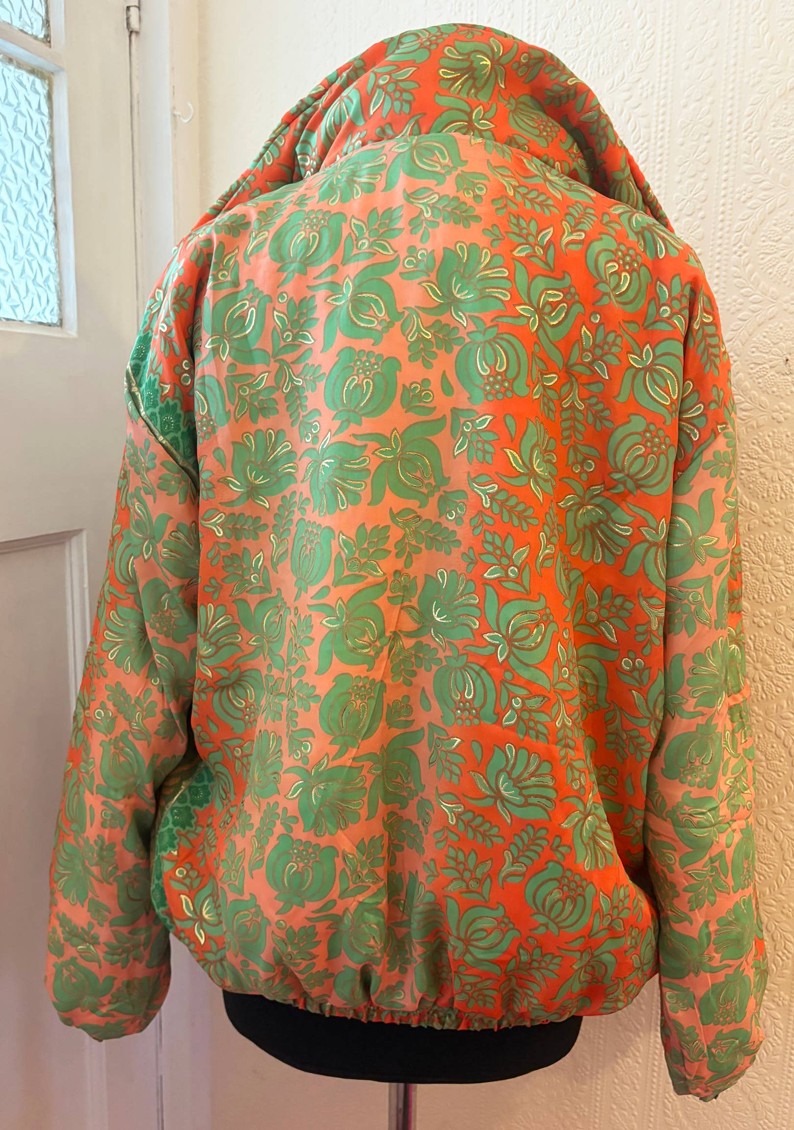 Emma's Emporium – wholesale Bomber jacket – Women’s – AW02: Sari Fleece lined Bomber Jackets - Paisley3