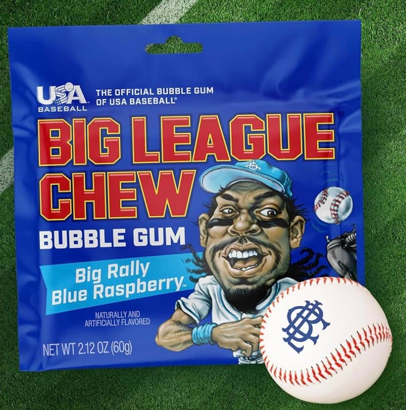 O'Shea's Candies Sweet Shop - Wholesale Chewing Gum - Nostalgic “Rally Blue Raspberry 🌊” Big League Chew Est.19801