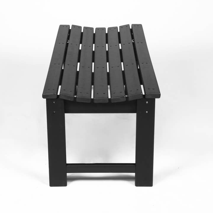 39F Inc. - Wholesale Bench - HDPE Backless Adirondack Bench, All-Weather, 500lbs Capacity3