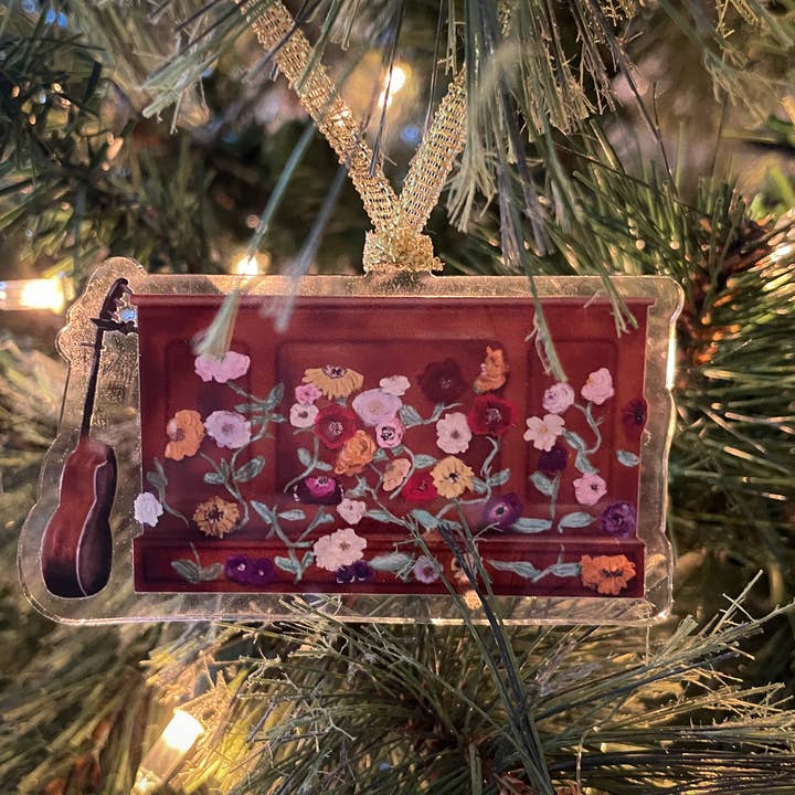 Jocelyn Diebolt Designs - Venta al por mayor Adornos - Adorno de Navidad acrílico de piano de la gira Eras de Taylor Swift