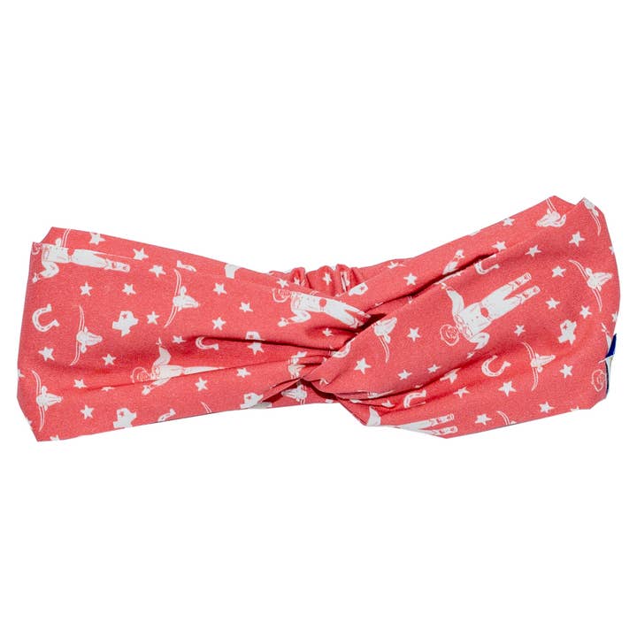 Big Tex Human Headband in Red x Studio Orch Collaboration for wholesale by Home With Hound
