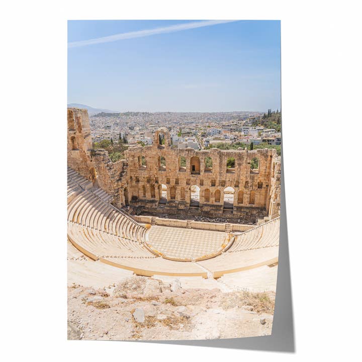 Odeón de Herodes Ático I | Impresión de Fotografía Artística para venta al por mayor de Natasha Riha Photography