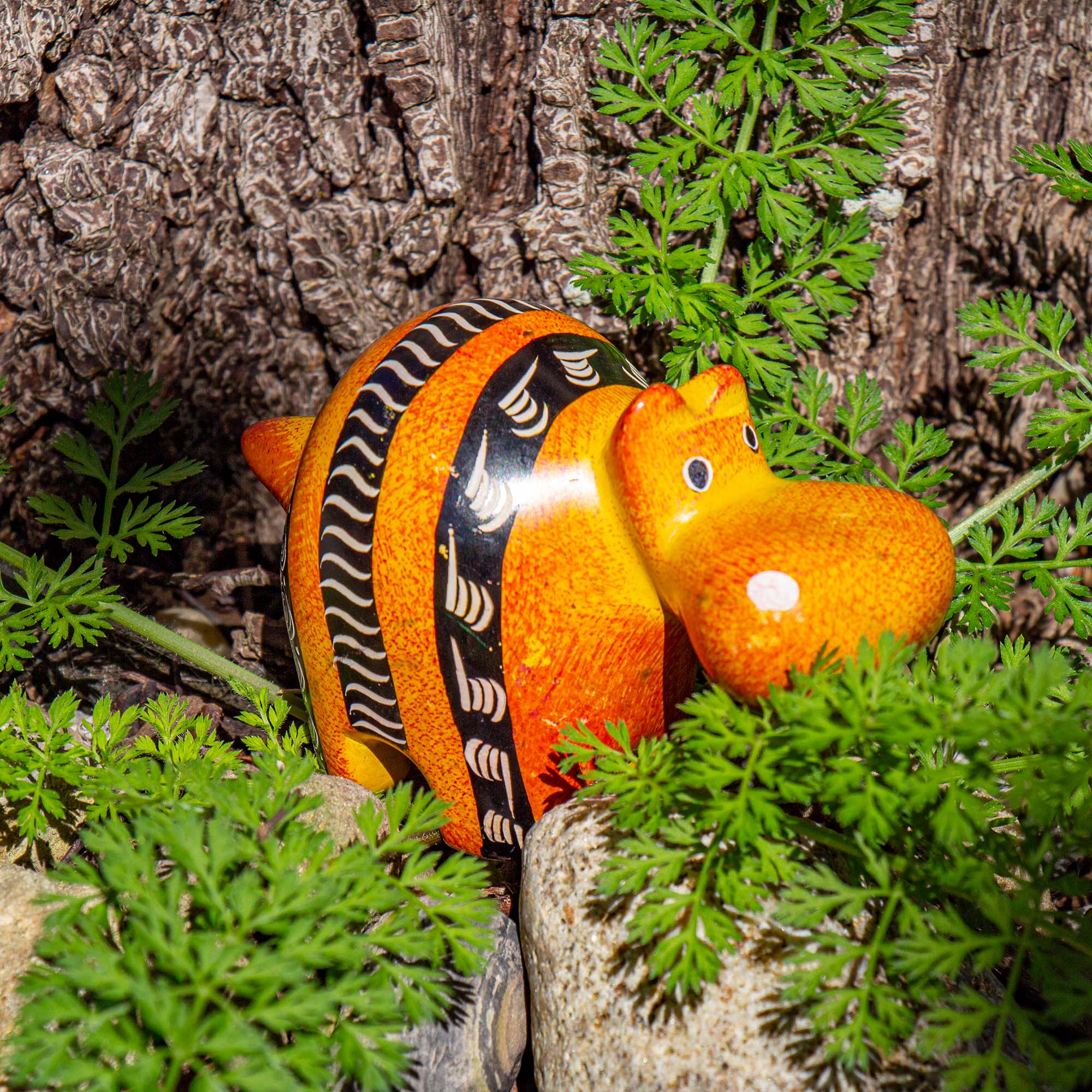 Global Crafts – Engroshandel Pyntefigur – Enkelt Sæbestensflodhest - Stor 4-tommer7