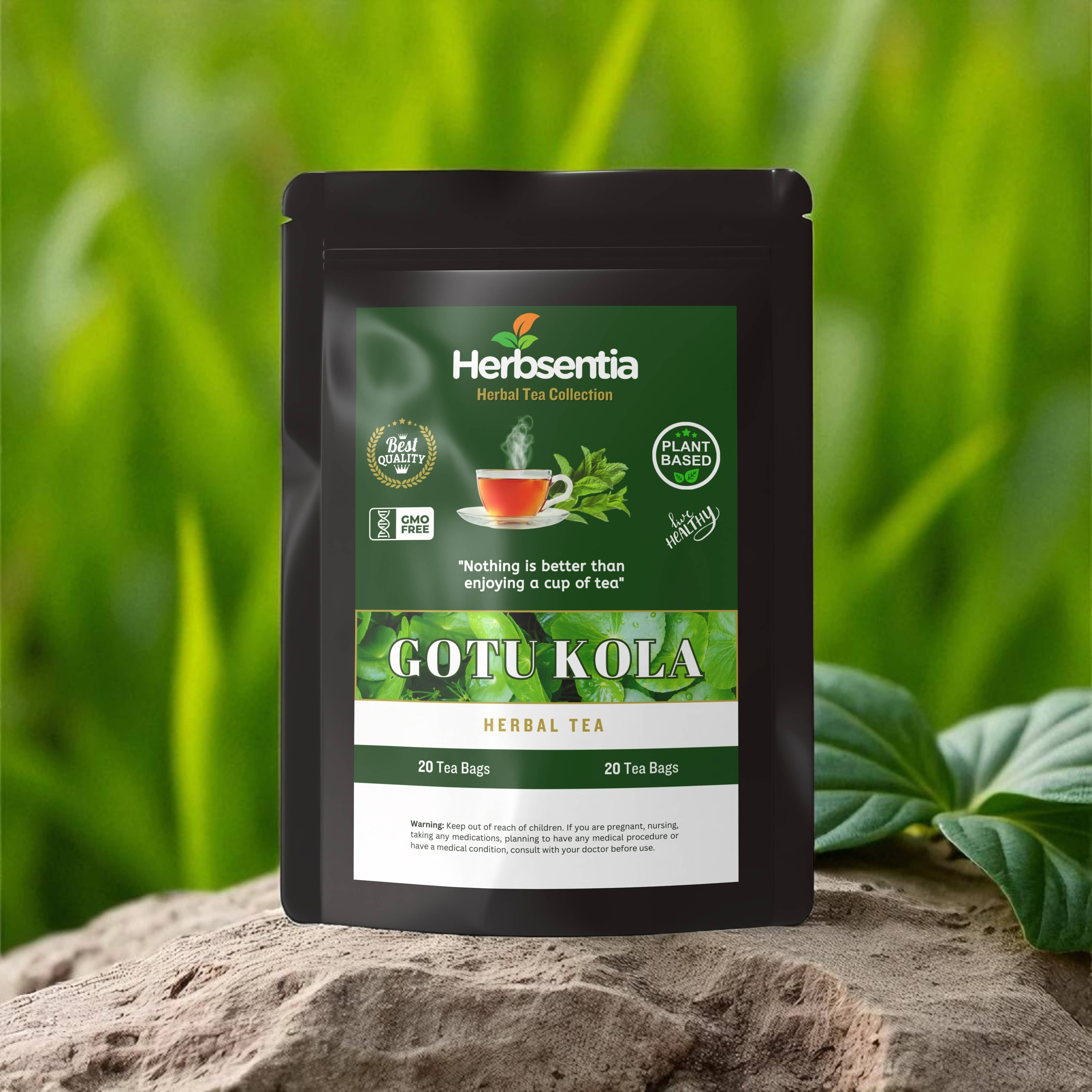 Succus - Wholesale Tea Bags - Gotu Kola Tea - Smooth, Soothing, and Supports Wellness3