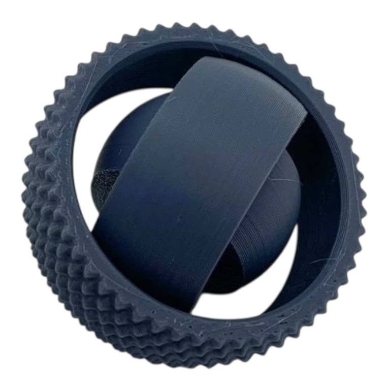 Kahn Creations -  Sensory Friendly and Custom Products - Vendita all'ingrosso Giocattolo fidget - Bambini - Gyro Fidget Spinner con presa ottimale e superficie testurizzata1