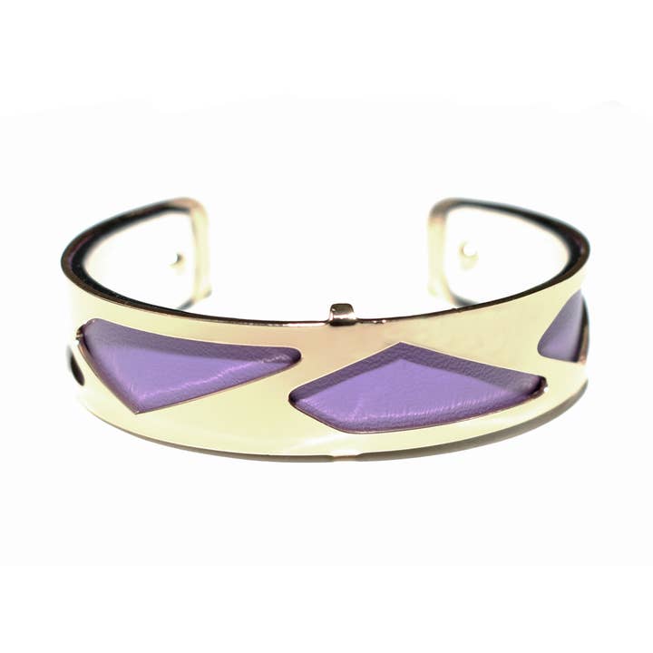 Half Inch Interchangeable Cuff - Purple Paris for wholesale by Laurent Scott Collection