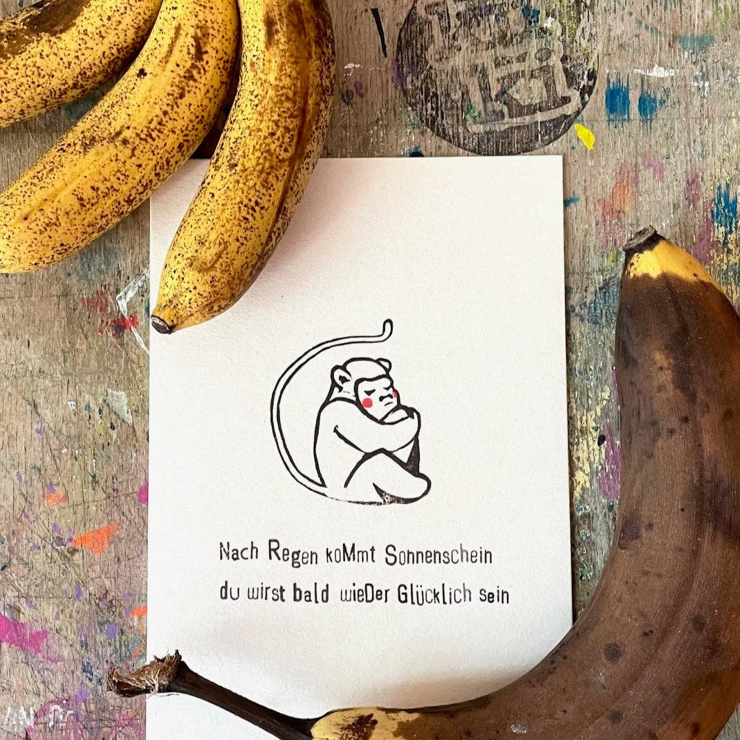 kuki – wholesale Vykort – "efter regn kommer solsken... " kuki vykort 10-pack0