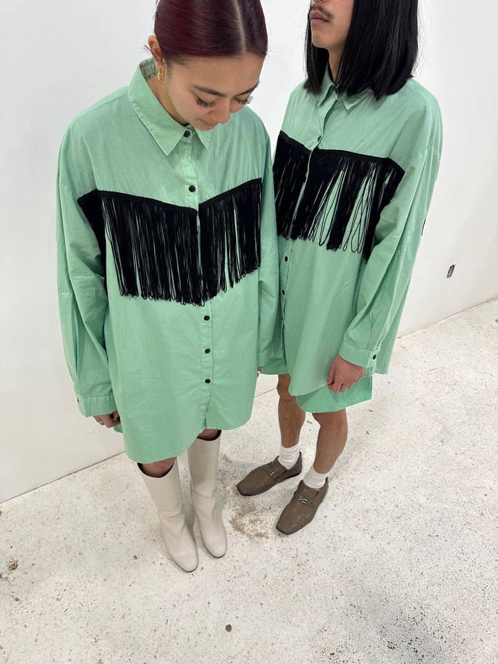 et Tigre - Wholesale Shorts - Women's - Christine Boxer Shorts in Mint4