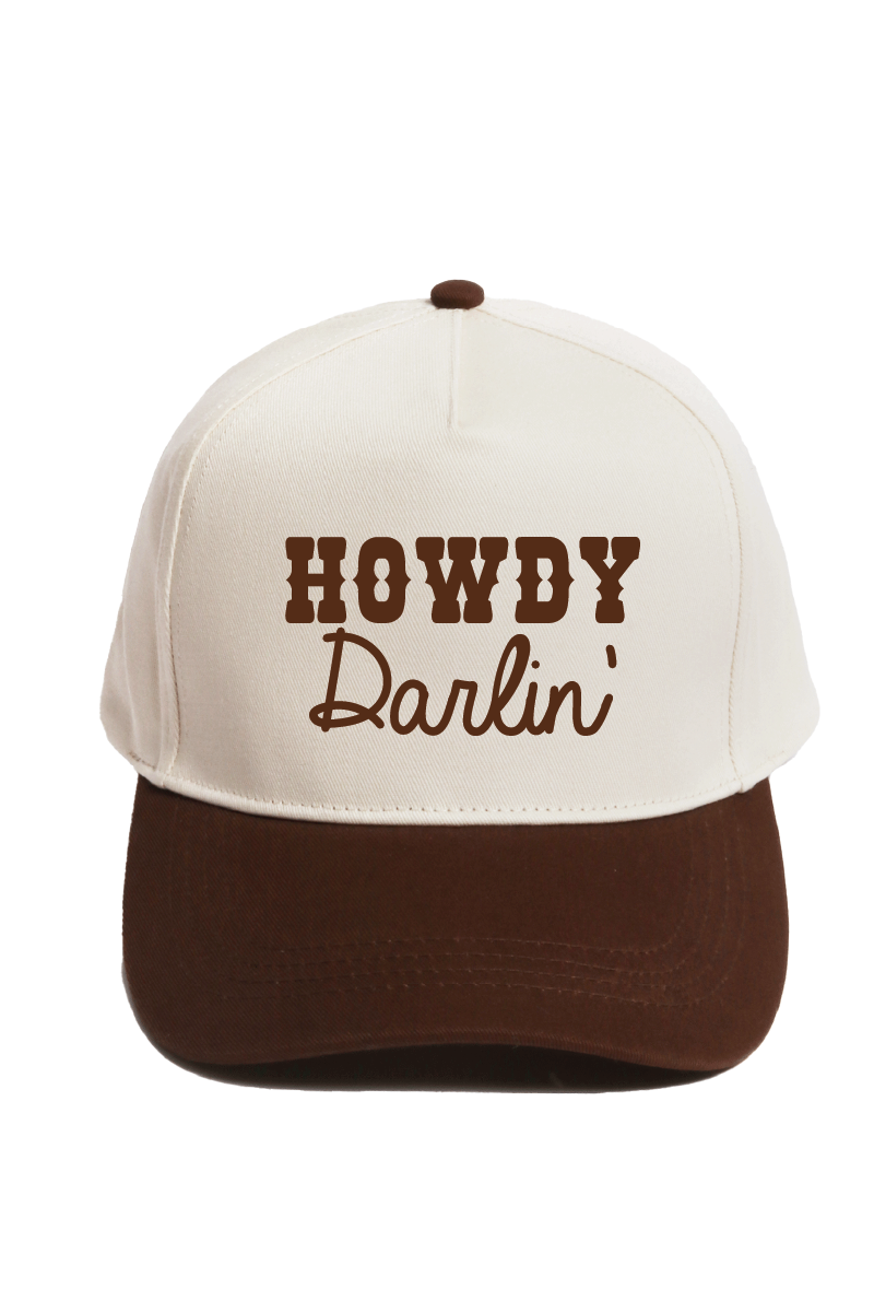 David And Young - Wholesale Baseball Cap - Women's - WESTERN HOWDY DARLIN embroidery in Two Tone Baseball Cap1