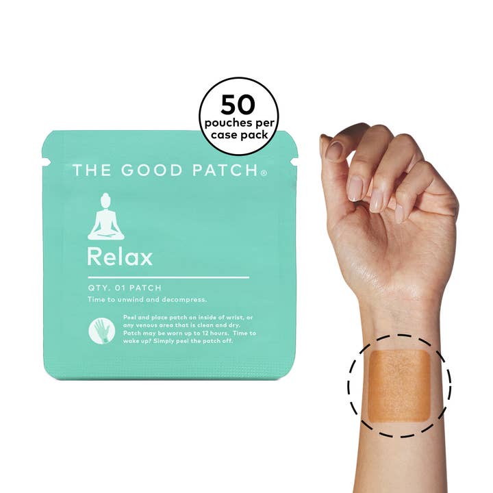 The Good Patch - Wholesale Oral Supplement/Vitamin - Relax Wearable Wellness Patch Single