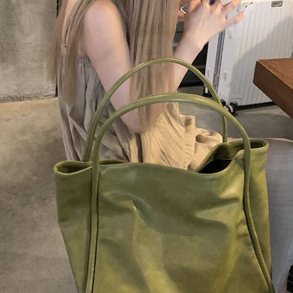 Solid Color Split-Joint Bags for wholesale by Plush Looks