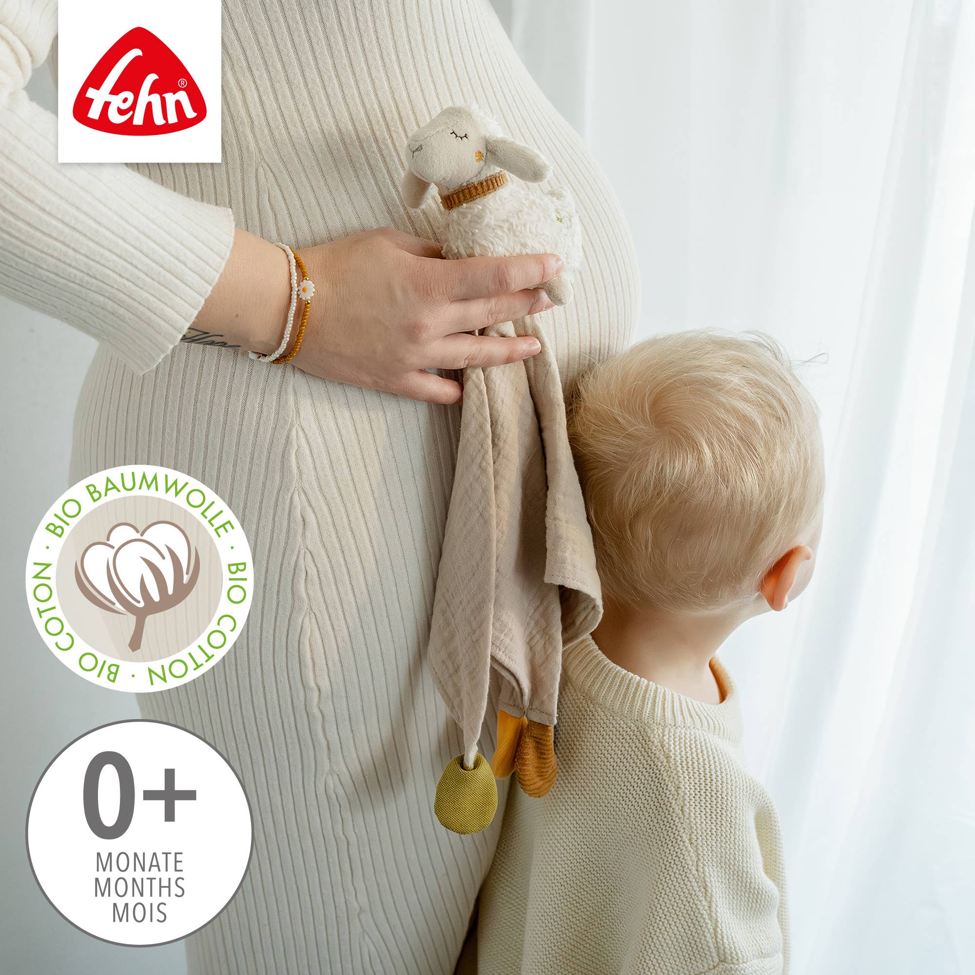 Fehn - Wholesale Security/Cuddle Blanket - Baby - Natural Sheep Comforter - Sleeping Aid & Cuddle Cloth2