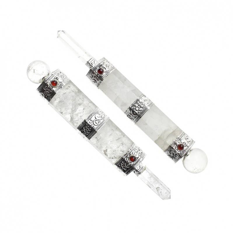 UniArt – Pedra/cristal espiritual por atacado – Varinha de poder de pedra natural1