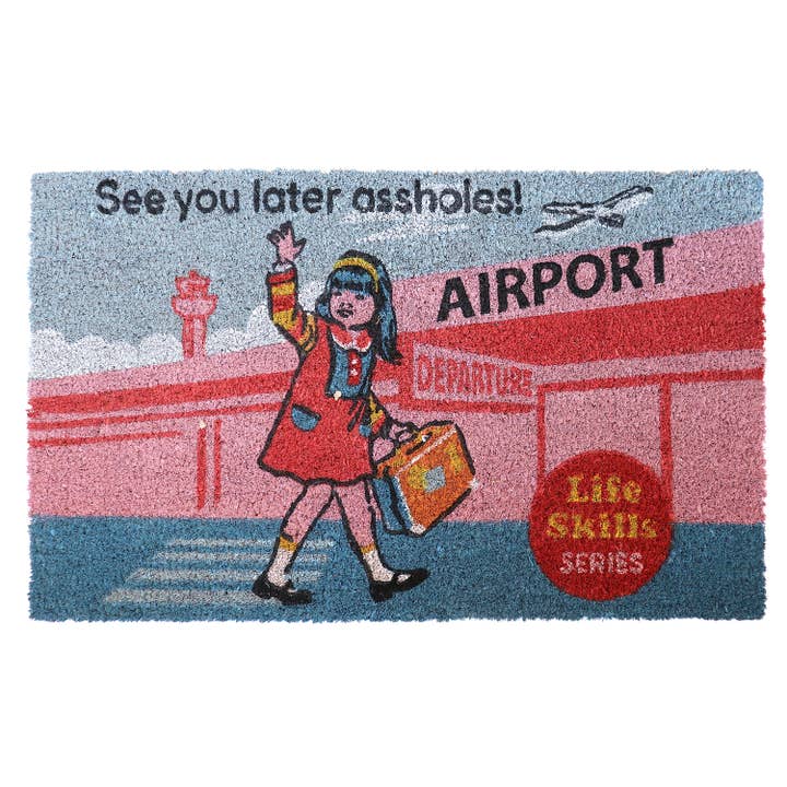 Pyramid America - Wholesale Door Mat - Steven Rhodes - See You Later Assholes! Doormat