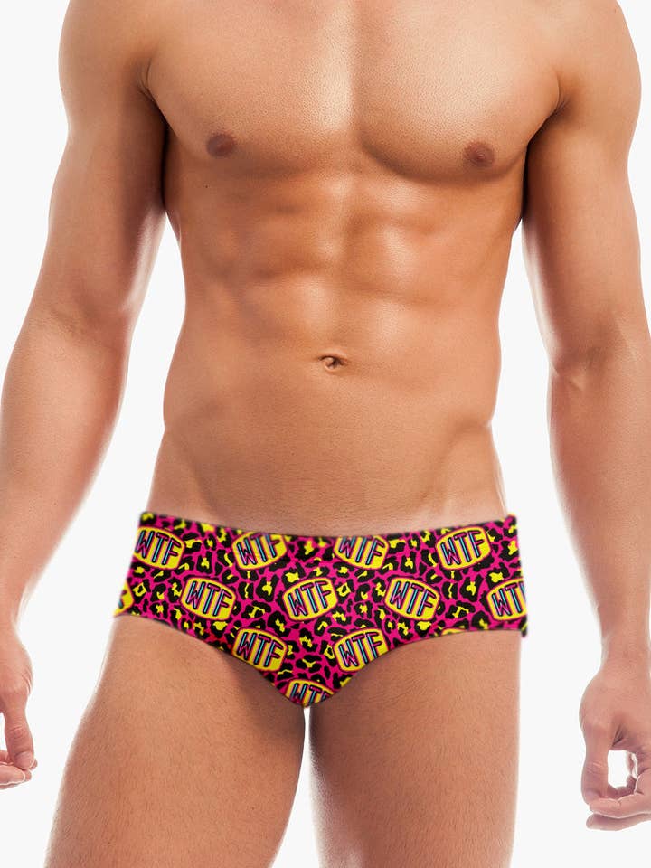 WTF Swimsuit Briefs | BAH-SLIP.11 for wholesale by Fishikii
