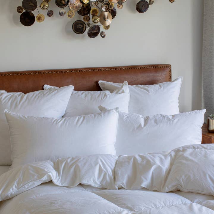 Artic White Goose Down Pillow 850 Fill Power for wholesale by eln living